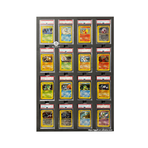 Insert en mousse <span class=keywords><strong>EVA</strong></span> 9/16 Pocket Sports Graded Card Wall Mount Display Sports Pokemoned Cards PSA/BGS/CGC/ARS Slab Foam Display Frame - Product Image 6