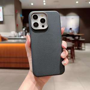 2024 nouvelle version en cuir magnétique sans fil charge étui de téléphone pour Iphone 16 <span class=keywords><strong>pro</strong></span> max 15 <span class=keywords><strong>pro</strong></span> max 14 PU cuir fibre impression - Product Image 5