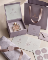 Boîte cadeau magnétique pliable en carton ondulé rigide écologique personnalisée pour bougie, parfum, avec gaufrage UV, dorure à chaud, échantillon gratuit