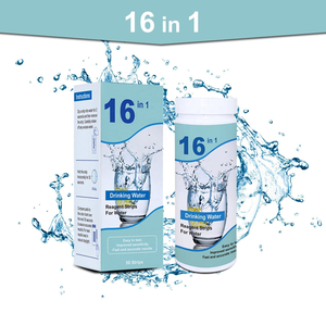 100-Streifen-16-in-1-Trinkwassertestkit-Heimtest für Leitungs-/Brunnen wasser (Blei, Härte, Chlor) - Product Image 2