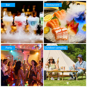 อุปกรณ์สร้างบรรยากาศ เครื่องทำหมอกควัน น้ำแข็งแห้ง อุปกรณ์ผลิตน้ำแข็งแห้ง เครื่องทำน้ำแข็งแห้งแบบถัง - Product Image 6