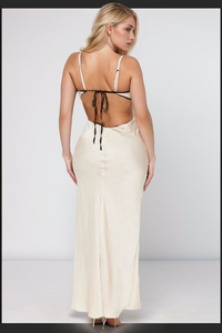 Personalizado señoras nuevo Color sólido Sexy elegante Casual Bodycon tirantes espalda descubierta vestido largo para vestidos de fiesta de las mujeres - Product Image 5