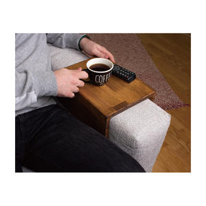 Table d'accoudoir en bois moderne, table de <span class=keywords><strong>plateau</strong></span> de bras de canapé, table de bras de canapé en bois personnalisée - Product Image 4