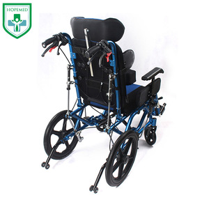 Silla de Ruedas Plegable HOPMED para Niños con Respaldo Alto, Ligera, de Aleación de Aluminio, Manual, para Niños con Discapacidad - Product Image 4