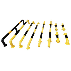 Barandilla de tubería de acero anticolisión en forma de U, tapón de rueda de estacionamiento de coche de acero metálico de 2,0 de espesor para productos de carretera - Product Image 5