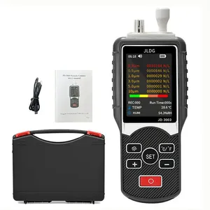 JD-3003 เครื่องวิเคราะห์อากาศ LCD 6 ช่องอเนกประสงค์ เครื่องนับอนุภาคฝุ่น ปั๊มดูด PM2.5 เครื่องตรวจจับอากาศ อุณหภูมิ ความชื้น - Product Image 2