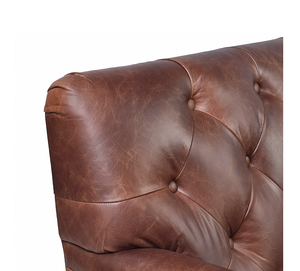 Juego de Sofás Chesterfield de Cuero Genuino de Lujo Directo de Fábrica, Sofá Individual, Doble y Triple para Sala de Estar, Sofá de Primera Calidad - Product Image 6