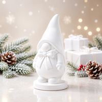 Poudre de gypse blanche 2400 Mesh, poudre de moulage extra dure pour les arts et l'artisanat DIY pour enfants, sculpture en gypse, artisanat de Noël DIY