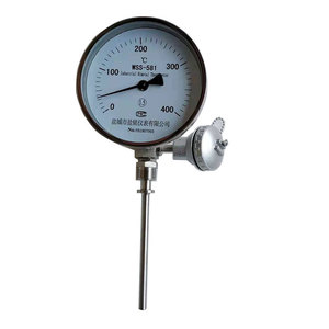 Wss 481 581 Bimetallic Thermometer Stainless Steel Analog Display Remote Transmission Temperature Instrument - Product Image 4