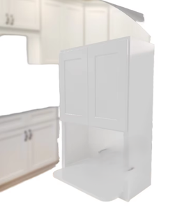 Modern çiftlik mutfak dolabı amerikan tarzı daire mutfak için katı ahşap sıkıntılı bitirmek - Product Image 1