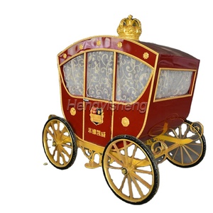 Carruaje de caballos real de alta calidad Transporte eléctrico de turismo especial de 4 ruedas del fabricante - Product Image 4