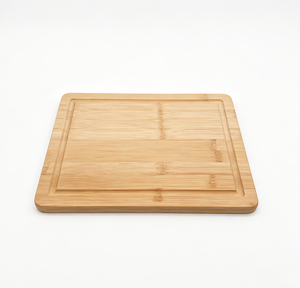 Planche à découper en <span class=keywords><strong>bambou</strong></span> avec rainure pour les jus, planche à découper en grain de bois transversal, plateau de service pour la cuisine - Product Image 2