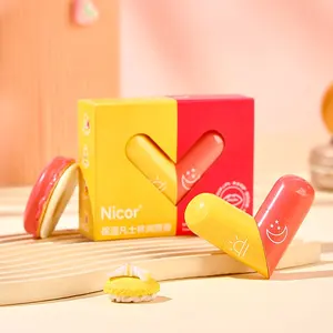 Nuôi Dưỡng Nhẹ Nhàng Son Dưỡng Ẩm Son Dưỡng Môi Stocking Stuffers Đôi Đầu Son Môi Cho Người Lớn Khô nứt nẻ Môi