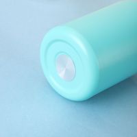 Nuevo vaso aislado al vacío de acero inoxidable con aislamiento de botella de agua para niños de viaje OWA de 12oz con pajita Flexible resistente a derrames