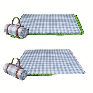 Custom Printed Acrylic Ripstop <b>Outdoor</b> Blanket Foldable and Waterproof Sand Proof Picnic <b>Throw</b> for Hiking and Camping - Product Image 3