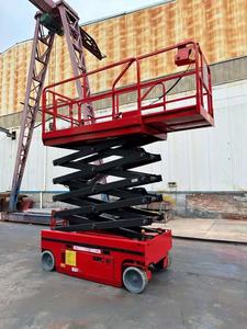 Fabrieksdirecte verkoop 4m 6m smalle ruimte kleine elektrische schaarlift slanke AWP Sky Work zelfrijdende hydraulische schaarlift - Product Image 1