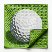 Serviette de golf magnétique personnalisée avec logo, réutilisable, écologique, séchage rapide, motif gaufré, forte force magnétique, échantillon gratuit