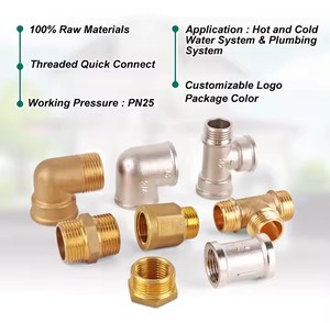 Đồng thau phụ kiện đường ống <span class=keywords><strong>1</strong></span>/2 "-2" inch NPT BSP bằng Reducer nữ nam chủ đề kết nối cw617 Brass phụ kiện đường ống dẫn nước - Product Image 3