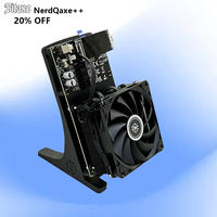 Silent NerdQaxe Hydro 4.8T Bitcoin Solo Miner, machine de minage ASIC à faible consommation d'énergie pour le minage à domicile