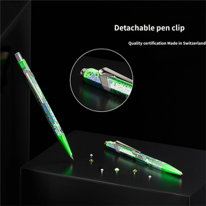 <span class=keywords><strong>CARAN</strong></span> <span class=keywords><strong>D</strong></span>'<span class=keywords><strong>ACHE</strong></span> 849 Germanier Limited Set Stylo à bille à encre huileuse 0,5 mm et Crayon mécanique Coffret cadeau pour étudiants et usage professionnel - Product Image 4