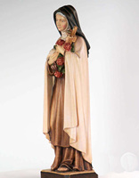 Statue en résine de Sainte Thérèse de la Petite Fleur de Jésus, Sainte Thérèse, sainte catholique
