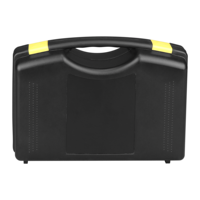 Boîte en plastique légère, boîte à outils personnalisée OEM/ODM, étui de transport manuel, petite boîte à outils pour le rangement de microphones