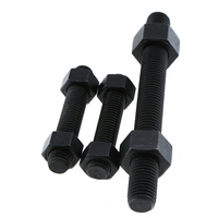 TYPE 3.1 Certification 1.5/8in 480mm UNIFIED COARSE THREAD 8 ASTM A193 GRADE B16 ASTM A194 GRADE 2H Stud bolts with 3 nuts