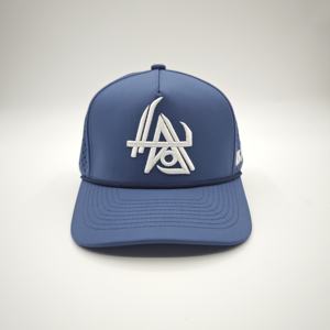 Casquette de baseball snapback 5 panneaux brodée avec découpe laser, motif léopard, tissu Dobby, chapeau de sport personnalisé - Product Image 2