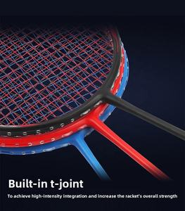 Cadre de <span class=keywords><strong>raquette</strong></span> de <span class=keywords><strong>badminton</strong></span> junior en fibre de carbone pour entraînement, ultra-léger 5U, design plume, pour vente en gros - Product Image 4