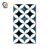 Carreaux de porcelaine imitation pierre antibactériens brillants et émaillés, texture texturée, 600x1200mm, épaisseur 9mm, garantie 1 an, carreaux d'intérieur