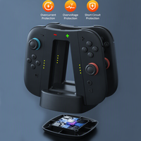 Station de charge magnétique pour Nintendo Switch 2, support de jeu et de charge avec support pour coque, concentrateur de charge 4-en-1 pour manettes