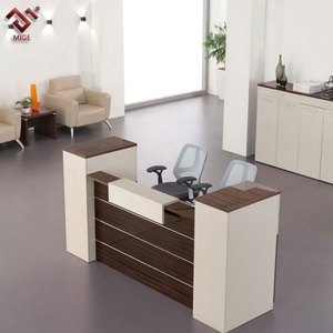 New Products Small Counter Curved <b>Desk</b> for Sale Reception Unit - Product Image 2