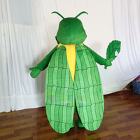 Costume de mascotte de grillon vert personnalisé CE, costume de cosplay de dessin animé d'insecte mantisse, déguisement de carnaval pour adulte