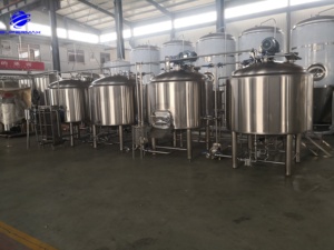 Équipement complet de <span class=keywords><strong>brasserie</strong></span> de 1000L avec cuves de fermentation pour des capacités de brassage jusqu'à 5000L pour <span class=keywords><strong>brasserie</strong></span> - Product Image 2