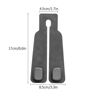 Gancho de coche 2 en 1 para asiento trasero de coche, ganchos traseros, Clip de suspensión para reposacabezas, ganchos dobles universales, soporte de almacenamiento, accesorios interiores de coche - Product Image 3