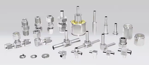 Régulateur auto-ventilant haute pression SS316L, type piston, monophasé, pour hélium, propane, acétylène, gaz naturel - Product Image 3