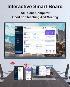 לוח חכם אינטראקטיבי LGSE בגודל 75 אינץ' עם מסך מגע 4K, טאבלט דיגיטלי להוראה בבית ספר - Product Image 3