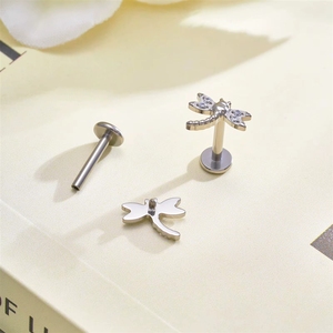 Pendientes de Titanio G23 16G para <span class=keywords><strong>Piercing</strong></span> Labret, Labio, Cartílago, Tragus, Hélix, Daith, Lóbulo, Joyería Corporal de Estilo Moderno - Product Image 6