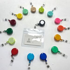 Porte-badge rétractable personnalisé avec logo, portable, avec boucle télescopique pour infirmières, enseignants, médecins, porte-cartes d'identité - Product Image 3