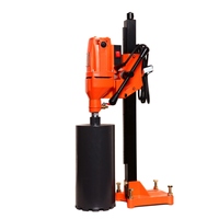 BJ-165 Perceuse à noyau diamanté verticale humide 165 mm 3200W, machine de forage à eau pour béton sur pied