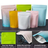 Emballage en plastique laminé avec impression numérique personnalisée pochette debout à fermeture éclair paquet de 3.5g de feuille d'aluminium sac en mylar anti-odeur