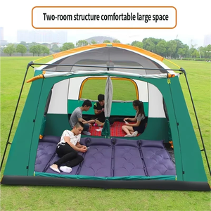 Carpas para Exteriores al por Mayor, Doble Capa, Gran Espacio, Carpa Familiar para las Cuatro Estaciones, 4-6 Personas, Impermeable, Apertura Automática Rápida, para <span class=keywords><strong>Camping</strong></span> - Product Image 4