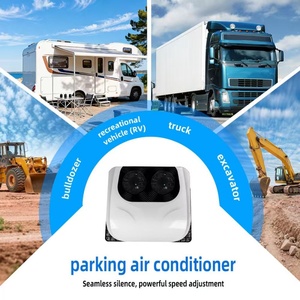 Climatiseur de toit électrique 12V/24V pour camping-car, camion, caravane, fourgonnette – Climatisation de stationnement automatique sur toit - Product Image 5