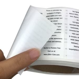 Etiqueta de Vinilo Impermeable Personalizada con Logotipo Premium, Etiqueta Dorada para Cuidado de la Piel, Rollo de Etiquetas Adhesivas para Suero, Impresión de Etiquetas para Envases de Suero para Ojos - Product Image 5