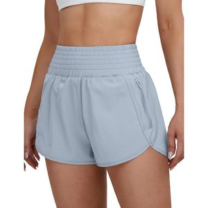 Shorts Deportivos FOXA para Mujer, Cintura Alta, 2.5 Pulgadas, Secado Rápido, con Bolsillo, para Gimnasio, Entrenamiento, Running - Product Image 1