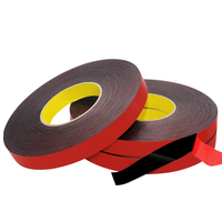 Ruban adhésif double face en mousse PE souple de 2 mm d'épaisseur pour montage extérieur automobile, colle thermofusible D/S, pour scellage de sacs