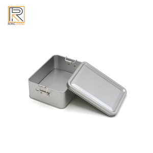 Biểu Tượng Tùy Chỉnh Thực Phẩm Đầy Màu Sắc Kim Loại Tinplate Hình Chữ Nhật <span class=keywords><strong>Biscuit</strong></span> <span class=keywords><strong>Tin</strong></span> Có Thể Bao Bì Container Set <span class=keywords><strong>Biscuit</strong></span> Hộp Thiếc - Product Image 3