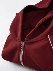 เสื้อแจ็คเก็ตเบสบอลมีฮู้ดติดกระดุมเขาสัตว์ น้ำหนัก 380 กรัม แบบใหม่ สไตล์แพทช์เวิร์ค สำหรับฤดูใบไม้ร่วง แบบพื้นฐาน สำหรับคู่รัก สวมใส่สบายๆ ขายส่ง - Product Image 2