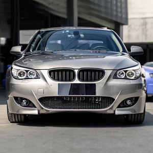 Kit de Carrocería <span class=keywords><strong>M</strong></span> Tech para <span class=keywords><strong>BMW</strong></span> Serie <span class=keywords><strong>5</strong></span> <span class=keywords><strong>E60</strong></span> 2002-2010 <span class=keywords><strong>M</strong></span> Sport PP de Alta Calidad en Gris Imprimación, Parachoques Delantero, Faldones Laterales, Alerón - Product Image 3