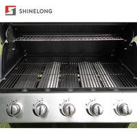 Grill rotatif au gaz sans fumée en acier inoxydable de qualité supérieure de Guangzhou